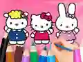 Jeu Coloring Book: Hello Kitty With Friends en ligne