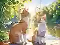 Jeu Jigsaw Puzzle: Cats In Pairs en ligne