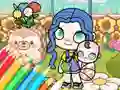 Jeu Coloring Book: Avatar World Babycare en ligne