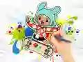 Jeu Coloring Book: Toca Boca Skateboard en ligne
