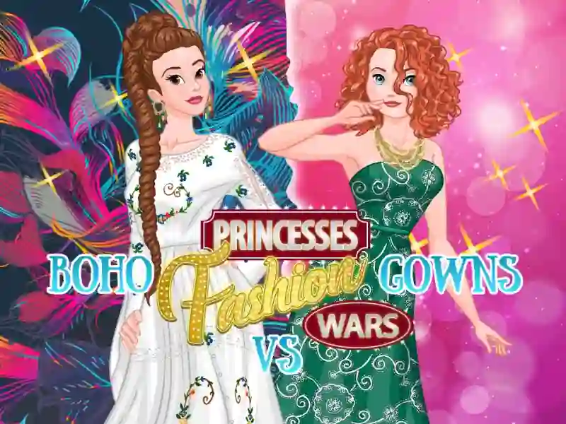 Jeu Princesses: Boho Vs Dress Fashion Wars en ligne