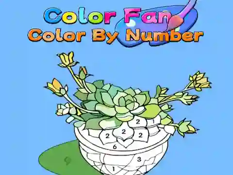 Jeu Color Fan: Color By Number en ligne