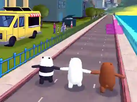Jeu We Bare Bears Bear Parkour en ligne