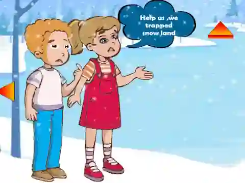 Jeu Siblings Escaped Snow Land en ligne