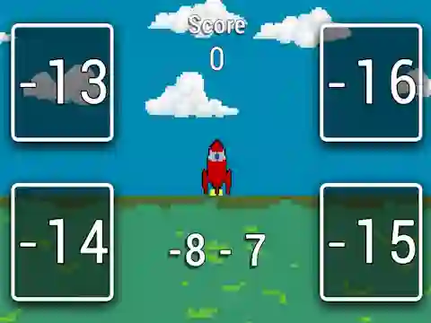 Jeu Rocket Math en ligne