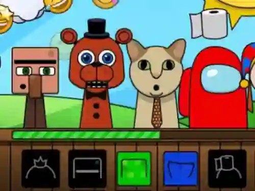 Jeu Sprunki: Monsters en ligne