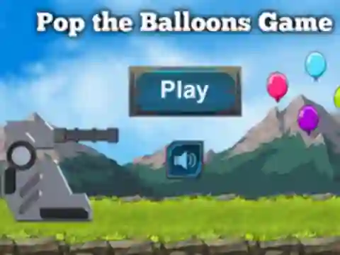 Jeu Pop The Balloons Game en ligne