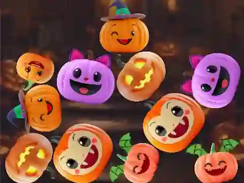 Jeu Merge Connect Pumpkins: Halloween! en ligne