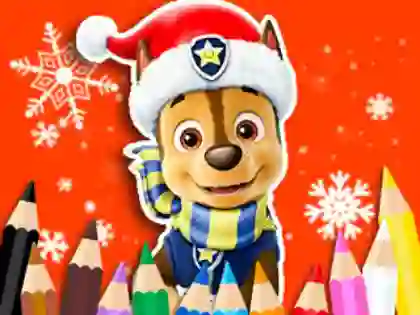 Jeu Coloring Book: PAW Patrol Christmas en ligne