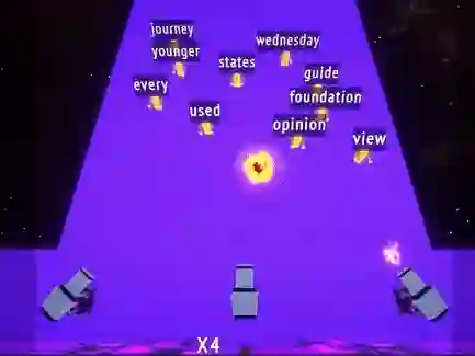 Jeu Neon Defense: Type! en ligne
