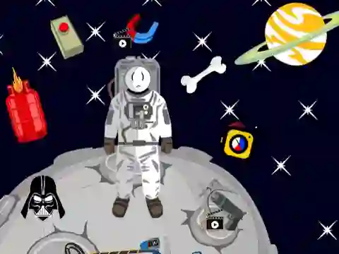 Jeu Stickman in Space en ligne