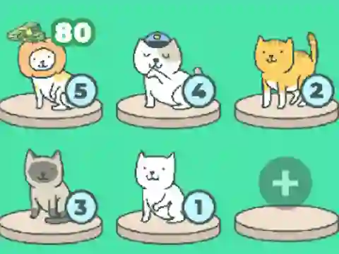 Jeu Meow Merge en ligne