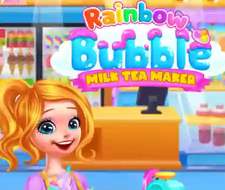 Jeu Rainbow Bubble Milk Tea Maker en ligne