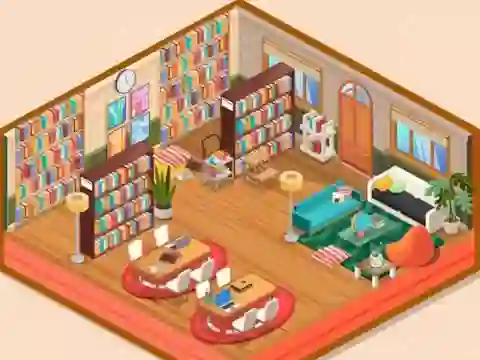 Jeu Decor: My Library en ligne