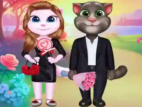 Jeu Kitty Couple Lovely Valentine en ligne