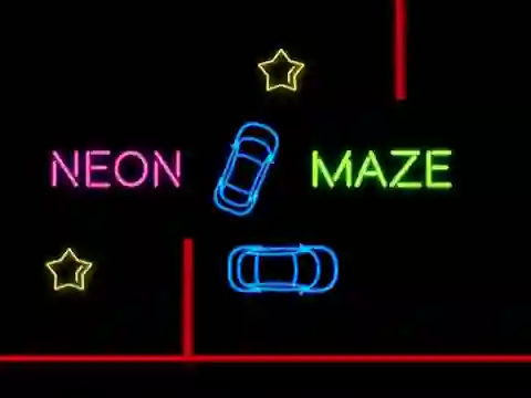 Jeu Neon Car Maze en ligne