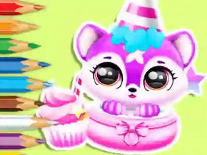 Jeu Coloring Book: Baby Fluff's Birthday en ligne