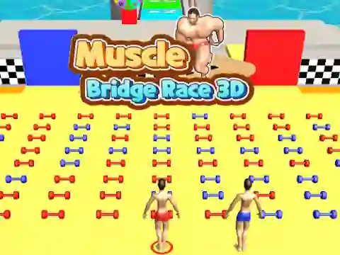 Jeu Muscle Bridge Race 3D en ligne