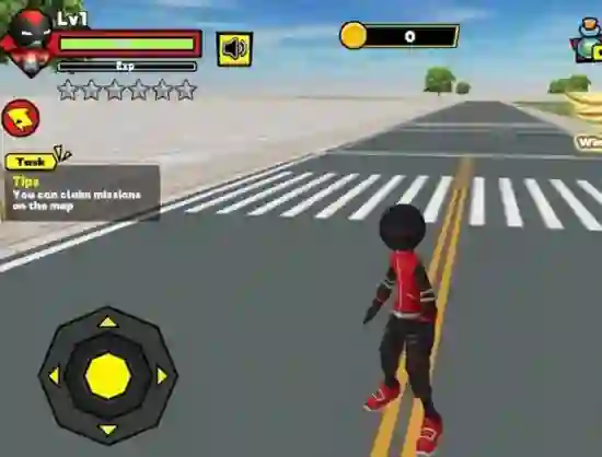 Jeu Stick Rope Hero en ligne