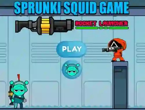 Jeu Sprunki Squid Game Rocket Launcher en ligne