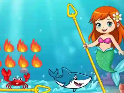 Jeu Princess vs Shark en ligne
