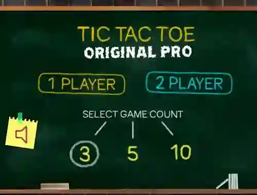 Jeu Tic Tac Toe Original Pro en ligne