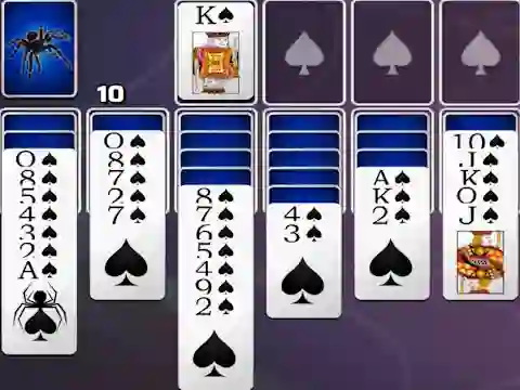 Jeu Spades Spider Solitaire en ligne