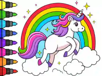 Jeu Coloring Book: Magical Unicorn en ligne