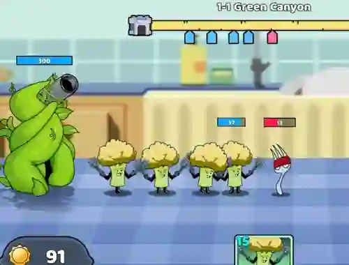 Jeu Food Castle Tower Defense en ligne