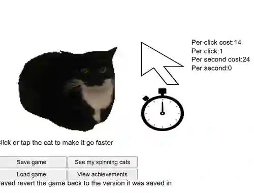 Jeu Spinning Cat Clicker en ligne