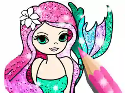 Jeu Coloring Book: Little Mermaid en ligne