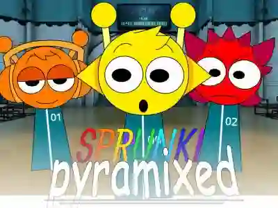 Jeu Sprunki Pyramixed: Squid Game en ligne
