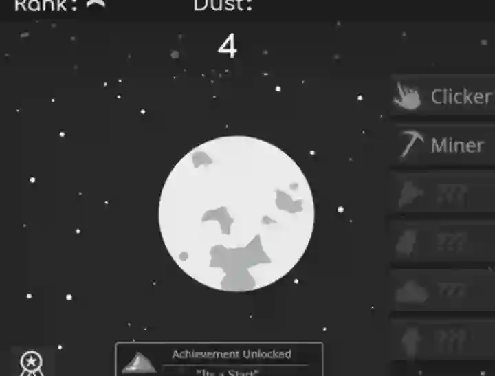 Jeu Planet Clicker Dust Collector en ligne