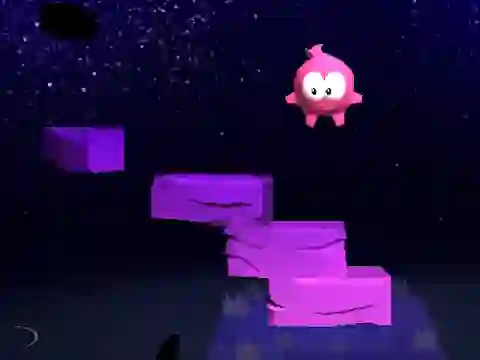 Jeu Om nom Jump en ligne