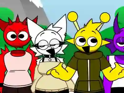 Jeu Sprunki Retake Human New en ligne