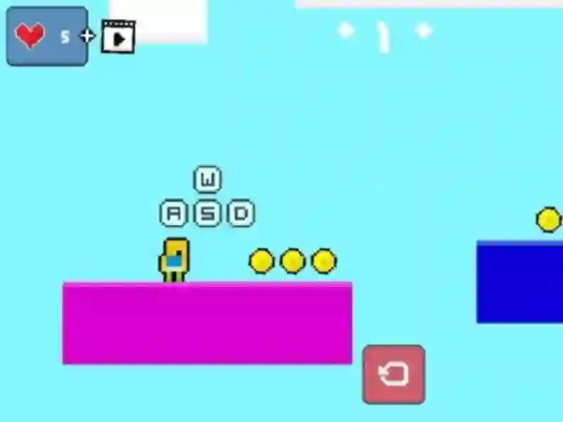 Jeu 2d Obby Rainbow Parkour en ligne