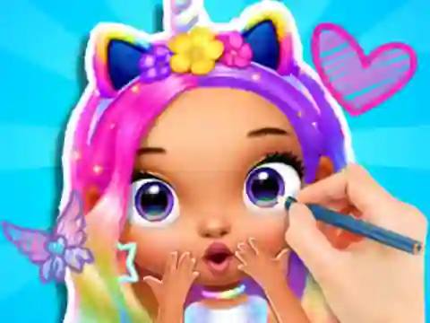 Jeu Coloring Book: Fashion Barbie Princess en ligne