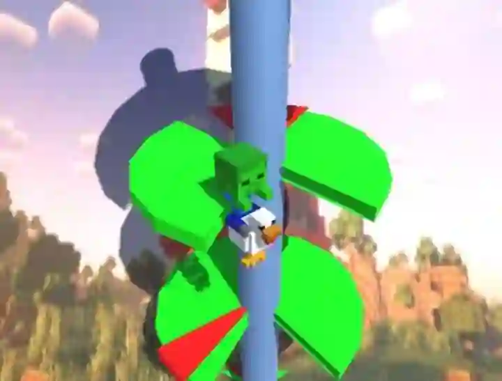 Jeu Chicken Jockey Helix Jump en ligne