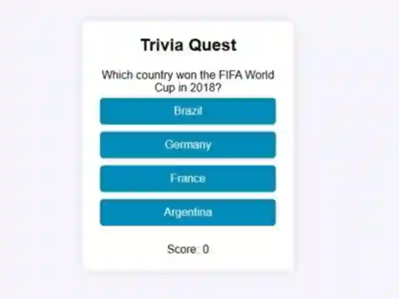 Jeu Trivia Quest en ligne