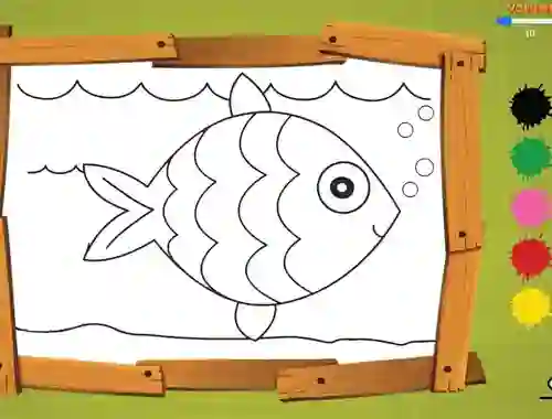 Jeu Kids Colour Game en ligne