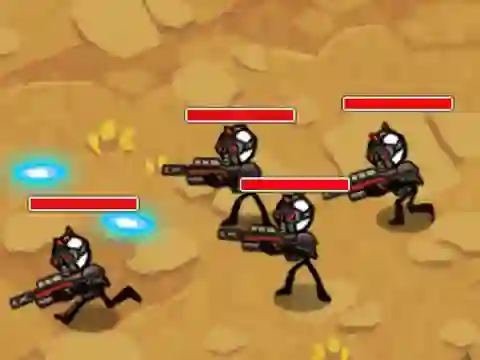 Jeu Stickman Warfare en ligne