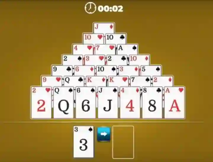 Jeu Pyramid Solitaire en ligne