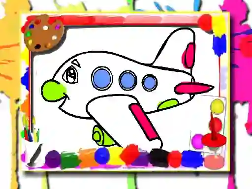 Jeu Airplane Coloring Book en ligne