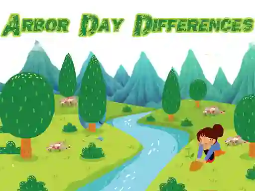 Jeu Arbor Day Differences en ligne