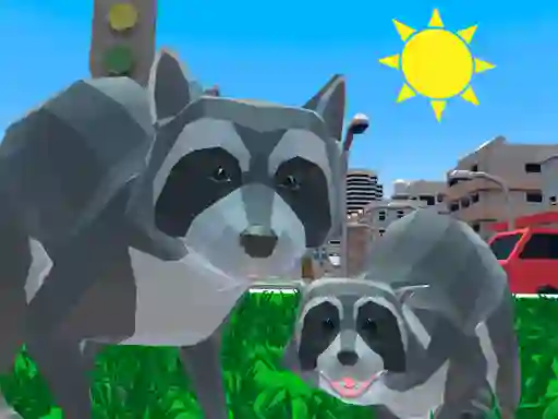 Jeu Raccoon Adventure City Simulator 3d en ligne