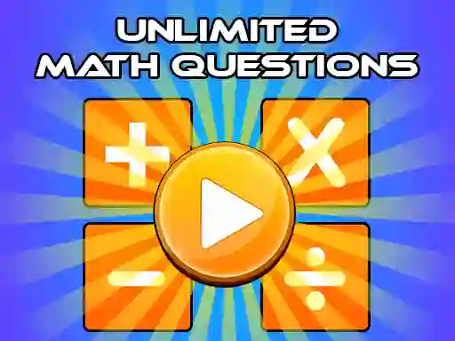 Jeu Unlimited Math Questions en ligne