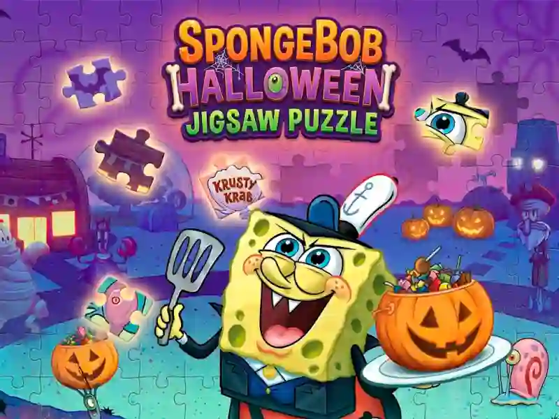 Jeu SpongeBob Halloween Jigsaw Puzzle en ligne
