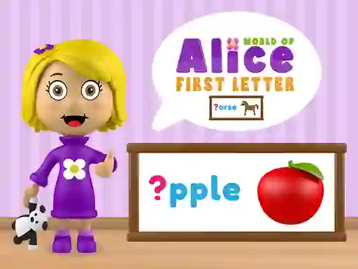 Jeu World of Alice First Letter en ligne