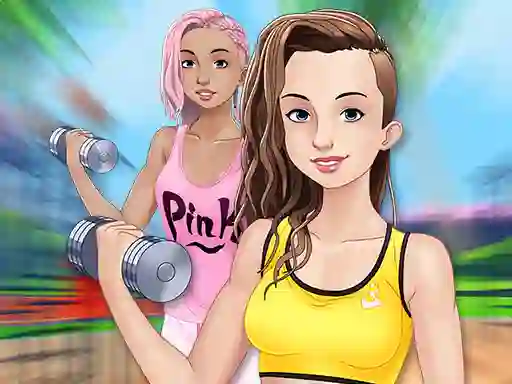 Jeu Fitness Girls Dress Up en ligne
