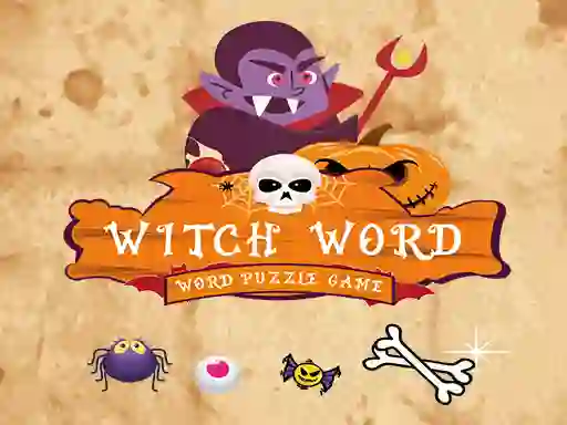 Jeu Witch Word Halloween Puzzel Game en ligne